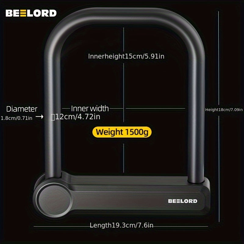 BEELORD Cadena Haute sécurité U-Lock