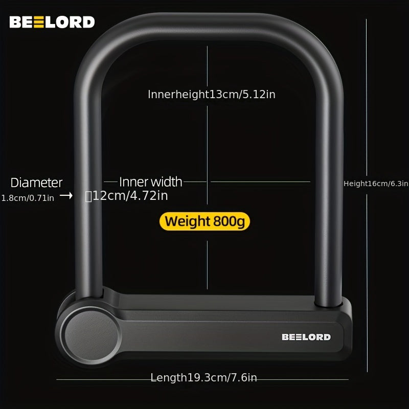 BEELORD Cadena Haute sécurité U-Lock