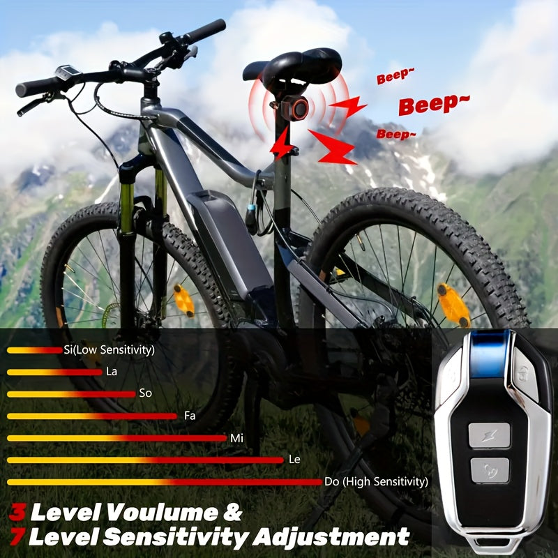 Anti-Vol Alarm Vibration detection,  Batterie rechargeable 6 mois d'autonomie.