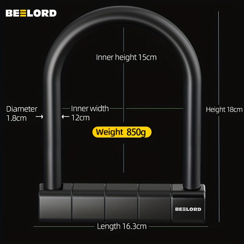 BEELORD Cadena Haute sécurité U-Lock