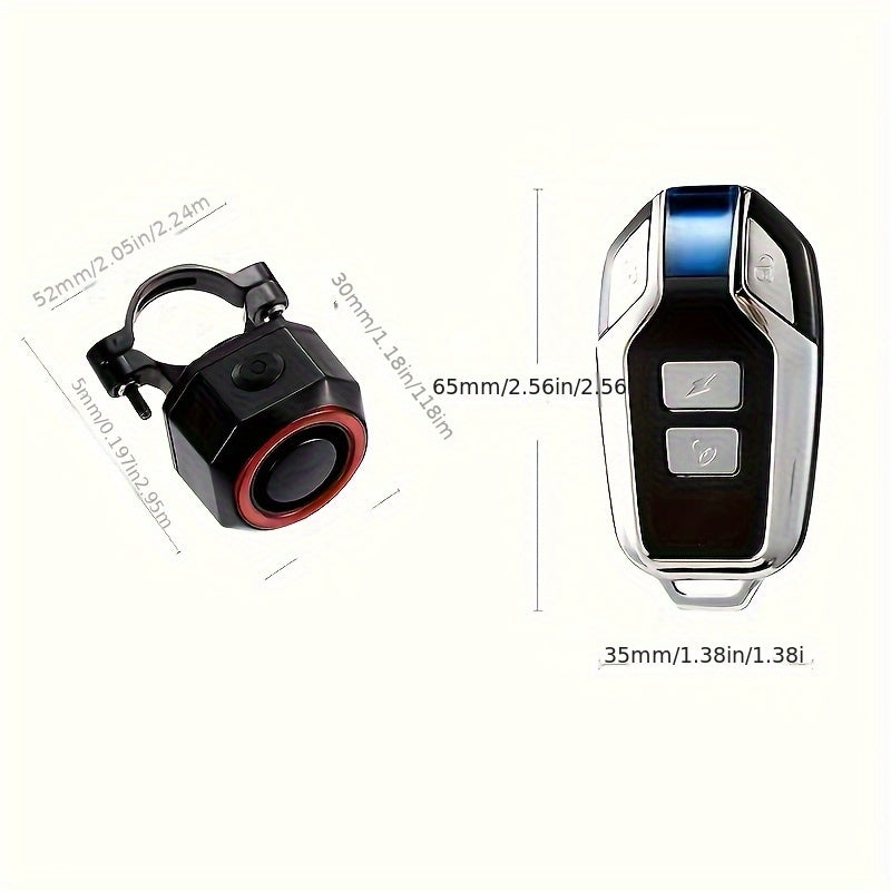 Anti-Vol Alarm Vibration detection,  Batterie rechargeable 6 mois d'autonomie.