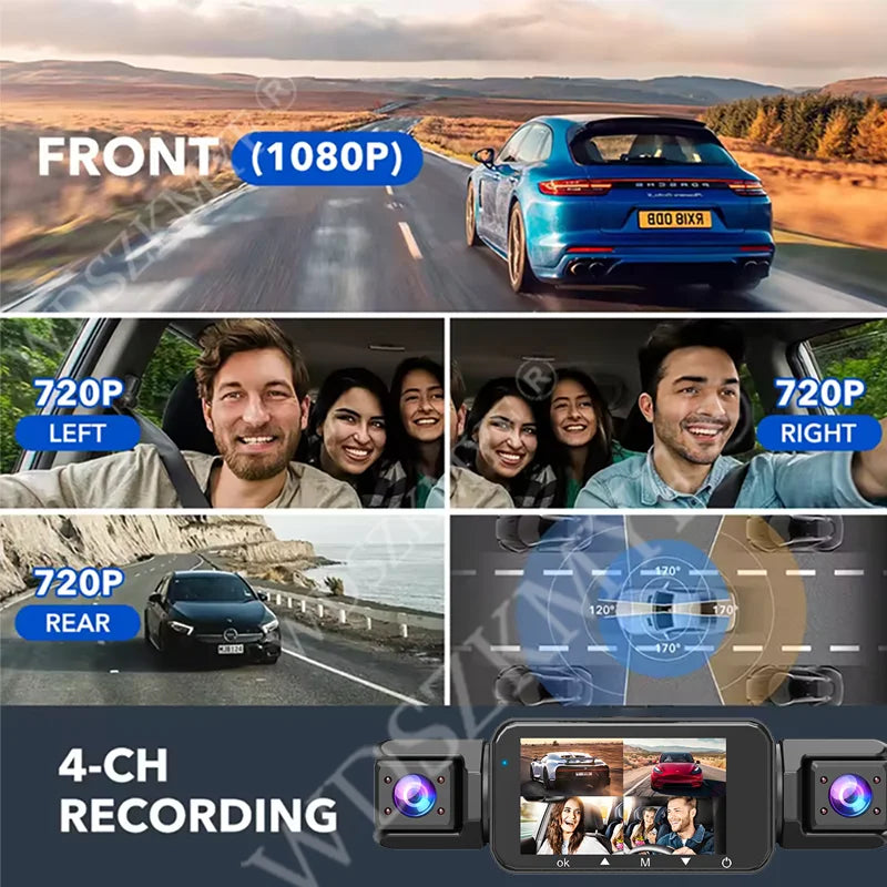 DashCam Avant arrière gauche droite
