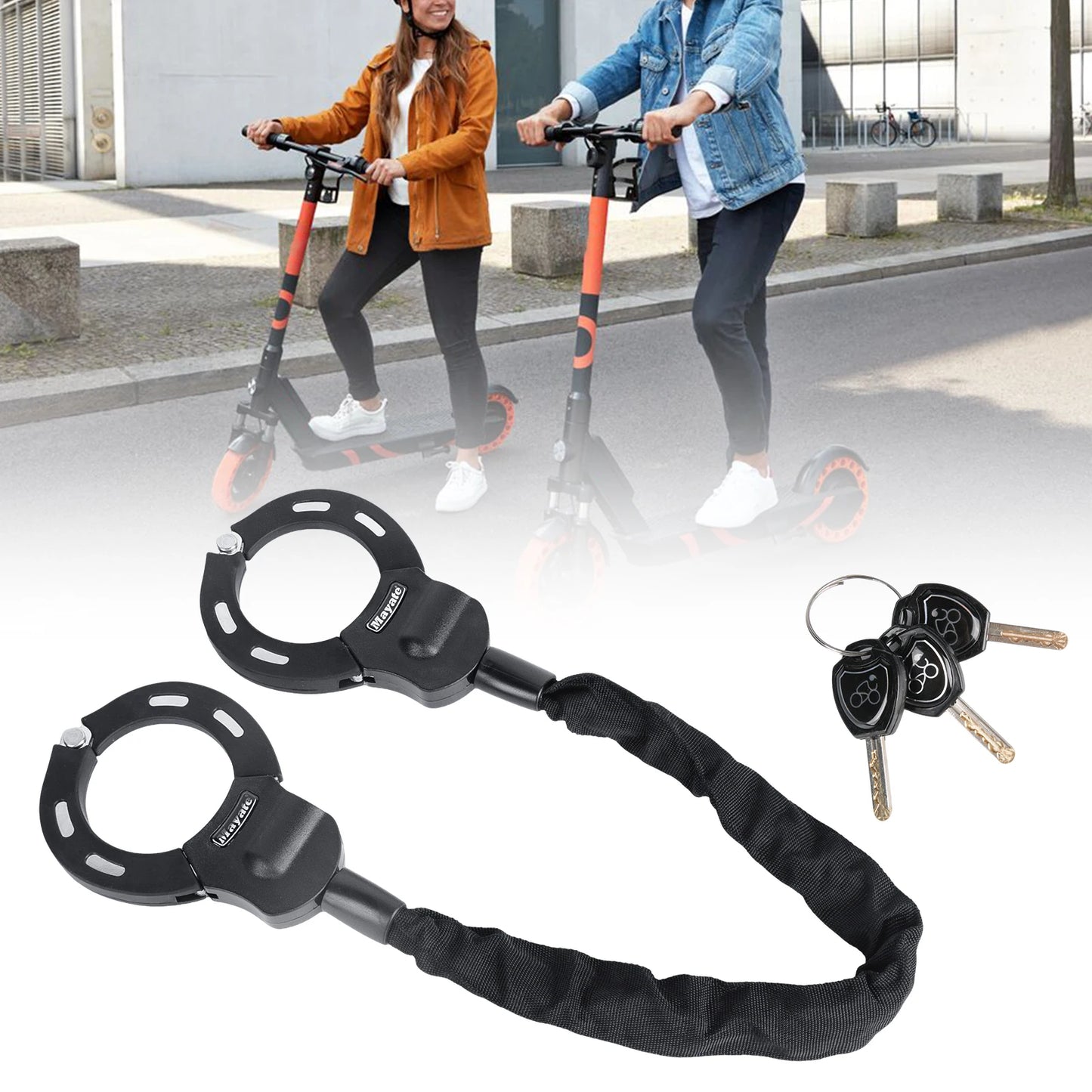 Mayate Protection antivol Vélo, Scooter, Trotinette