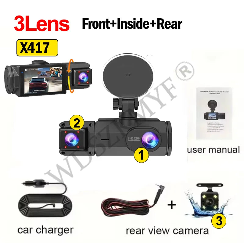 DashCam Avant arrière gauche droite