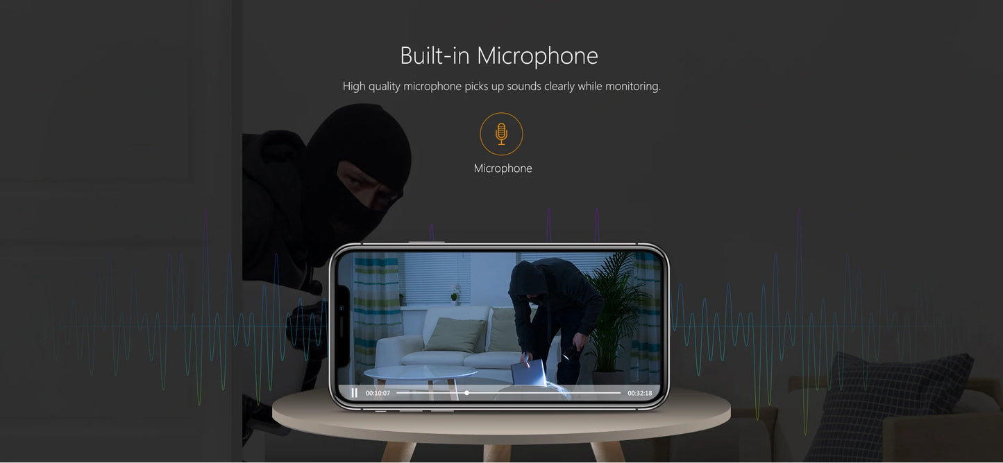 IMOU Cue 2E 3MP Wifi caméra de sécurité intérieure bébé