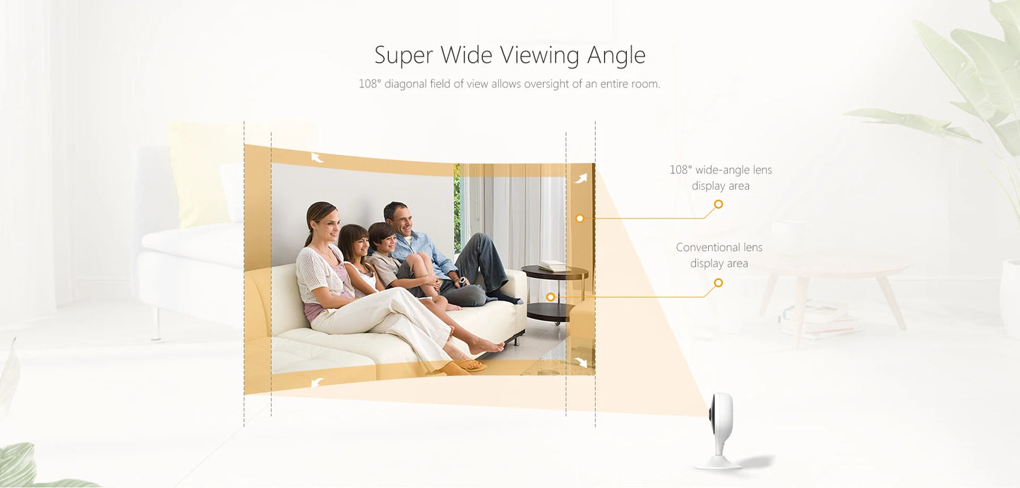 IMOU Cue 2E 3MP Wifi caméra de sécurité intérieure bébé