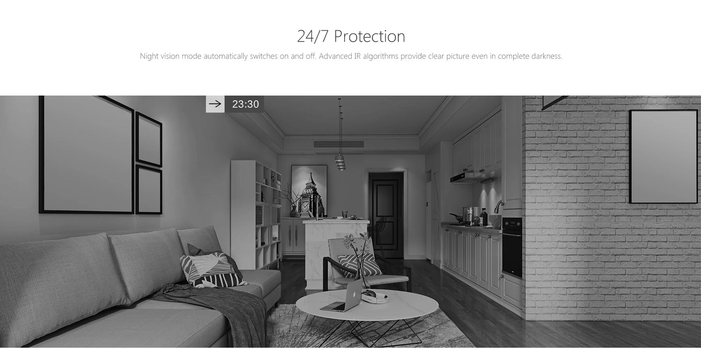 IMOU Cue 2E 3MP Wifi caméra de sécurité intérieure bébé