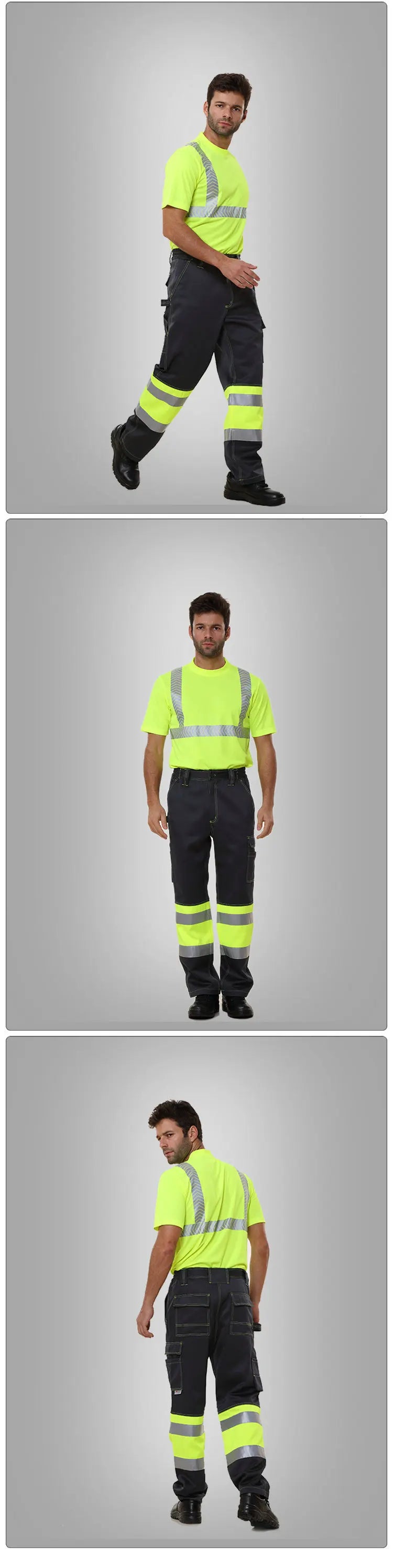 pantalon de travail homme multi poches cargo résistant