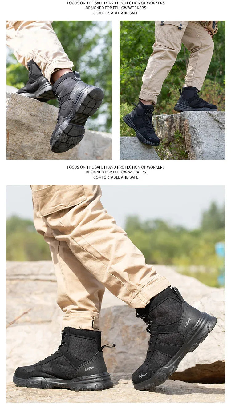 Bottes de travail chaussures de sécurité indestructibles