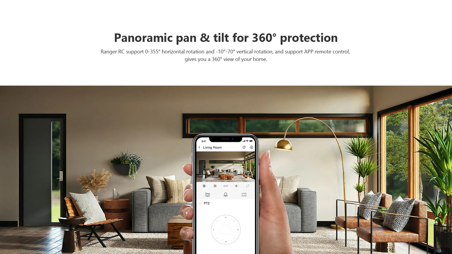IMOU-Caméra de surveillance intérieure IP WiFi HD 3MP/5MP