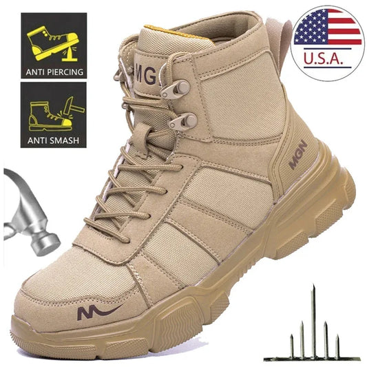 Bottes de travail chaussures de sécurité indestructibles