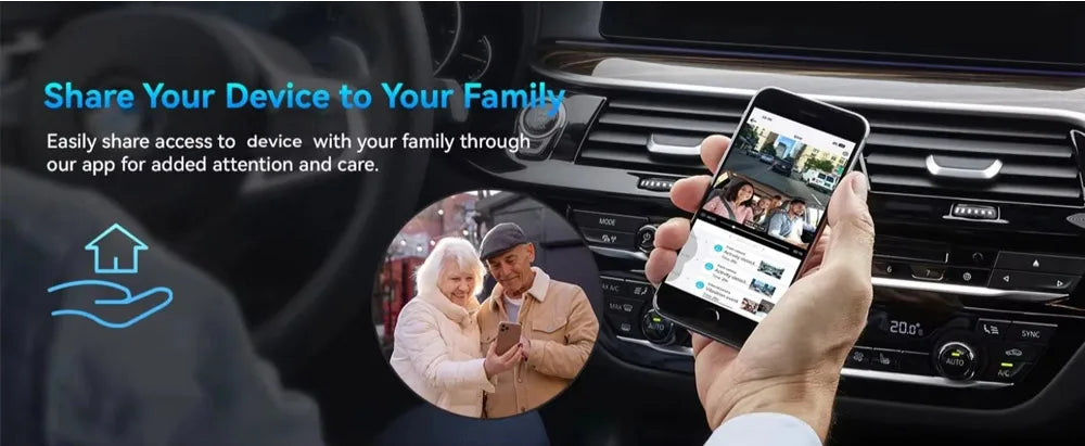 LS VISION 4G caméras de vue avant et arrière HD GPS