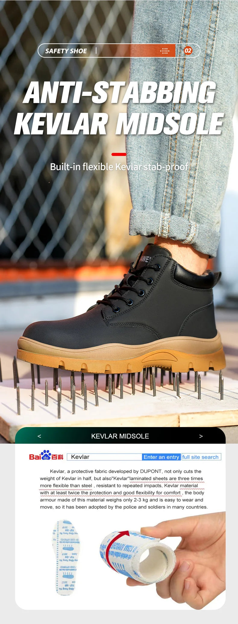 Chaussures de sécurité imperméables