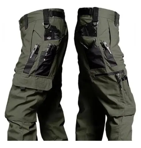 multi-pocket work pants for men