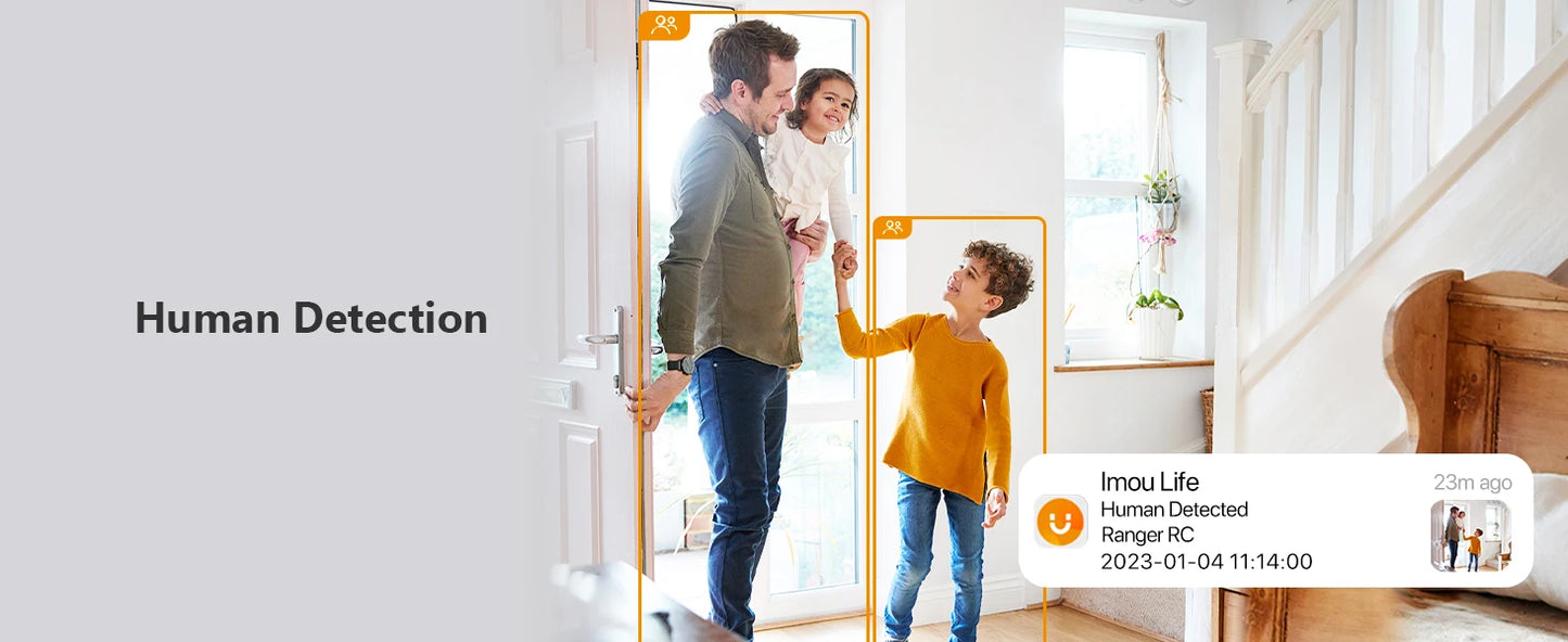 IMOU-Caméra de surveillance intérieure IP WiFi HD 3MP/5MP