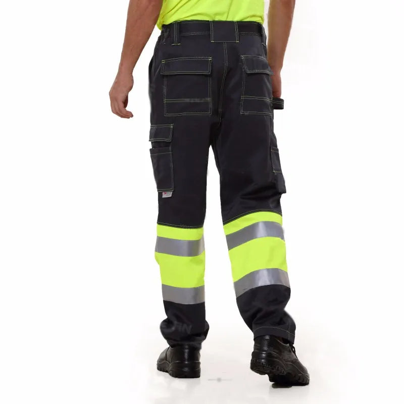 pantalon de travail homme multi poches cargo résistant
