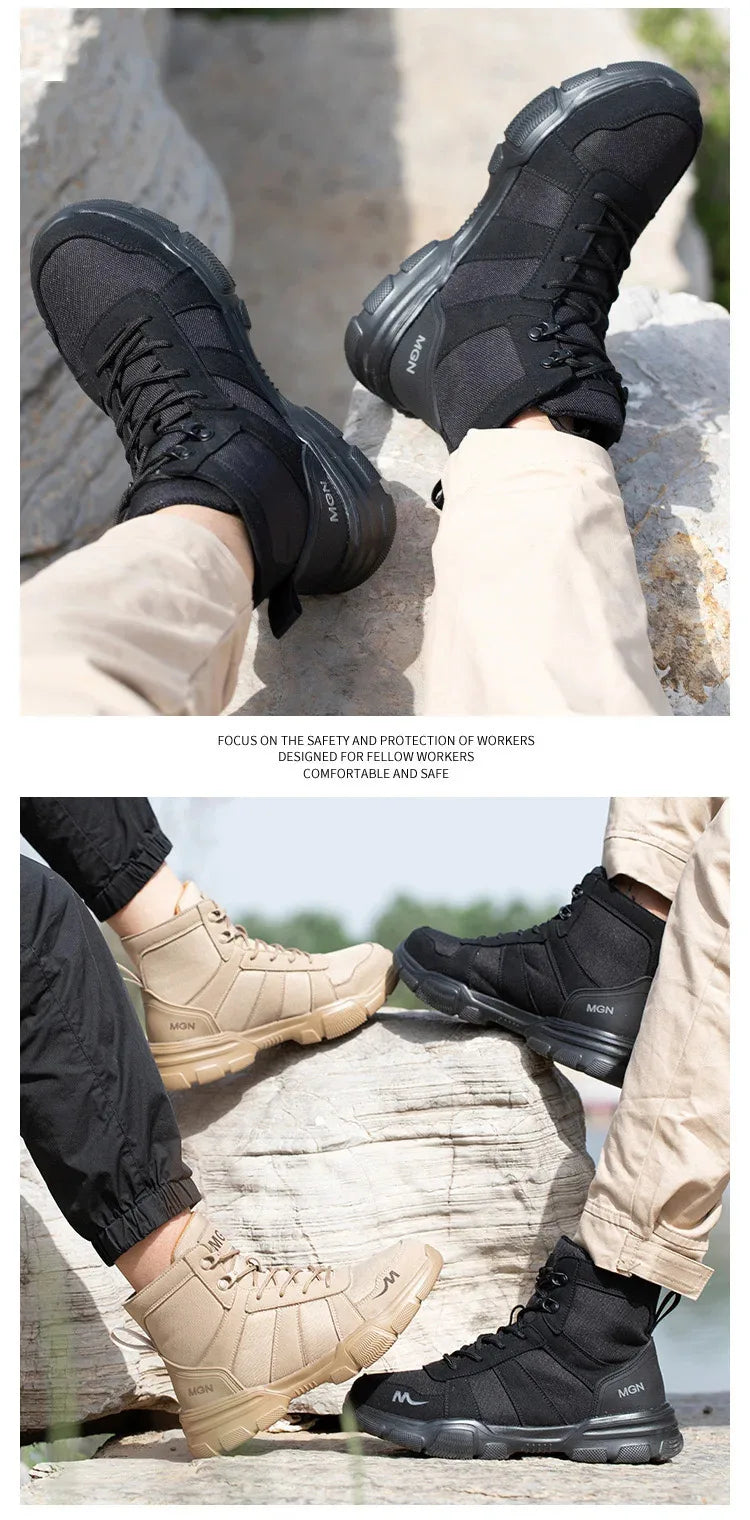 Bottes de travail chaussures de sécurité indestructibles