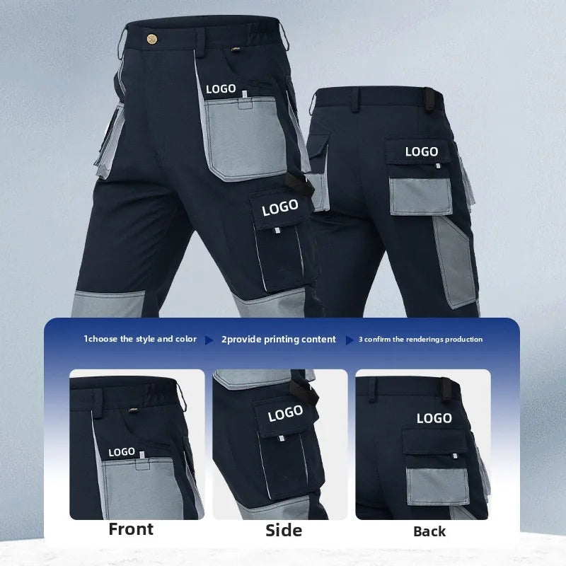 pantalon de travail homme chantier multi poches renforcé