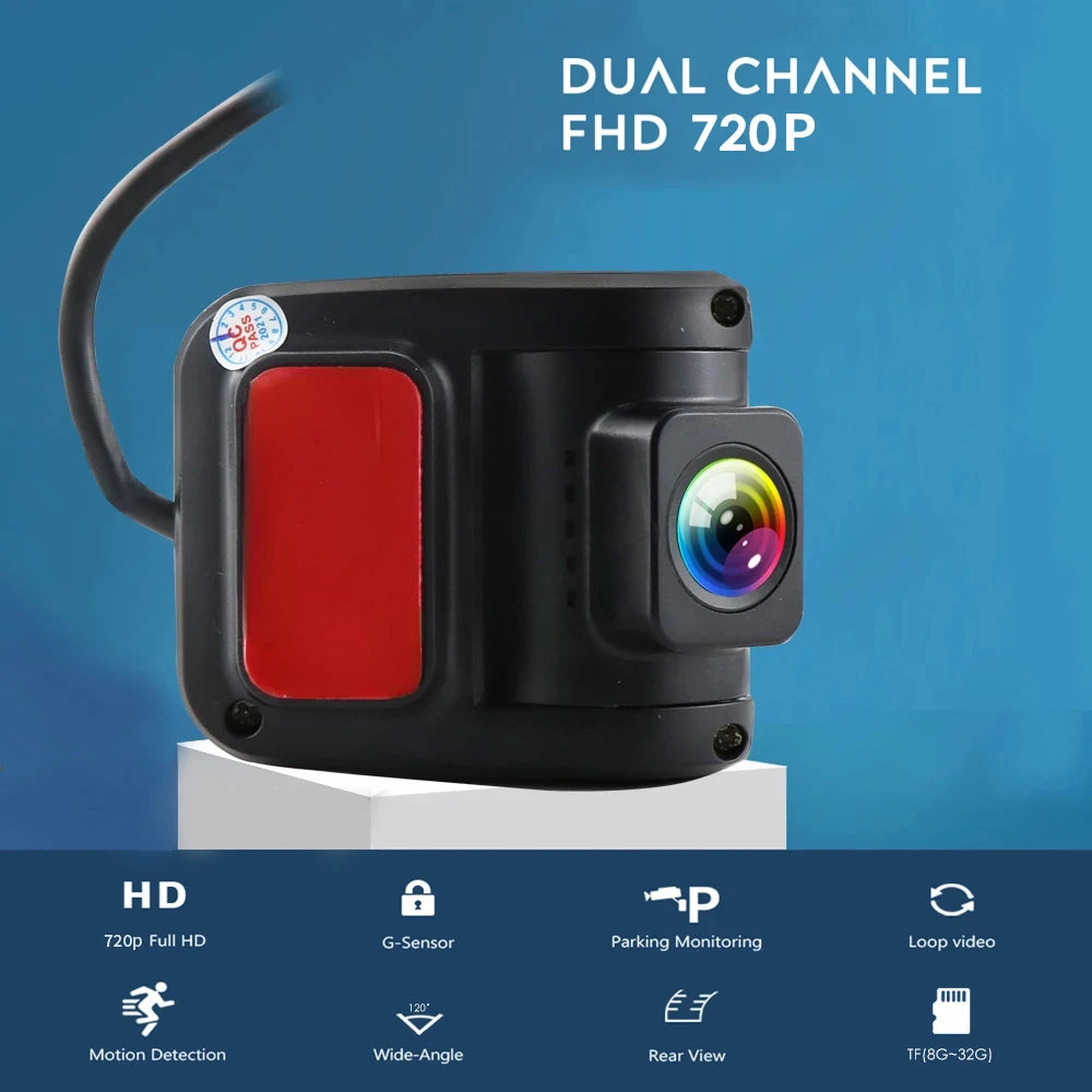 Caméra voiture DVR HD USB GPS Vision nocturne
