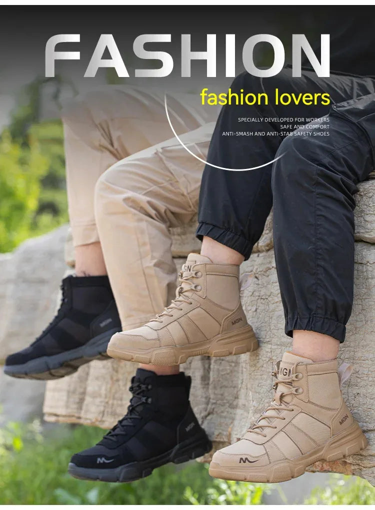 Bottes de travail chaussures de sécurité indestructibles