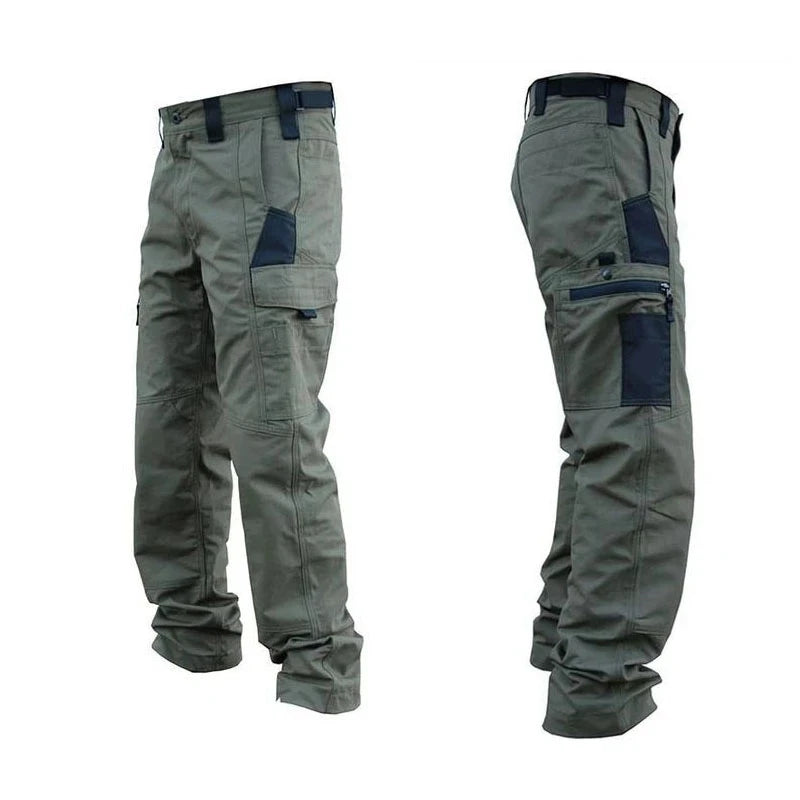 pantalon cargo homme camouflage noir imperméable ripstop