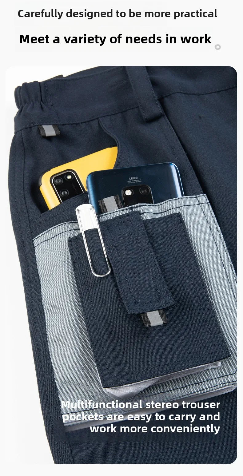 pantalon de travail homme chantier multi poches renforcé