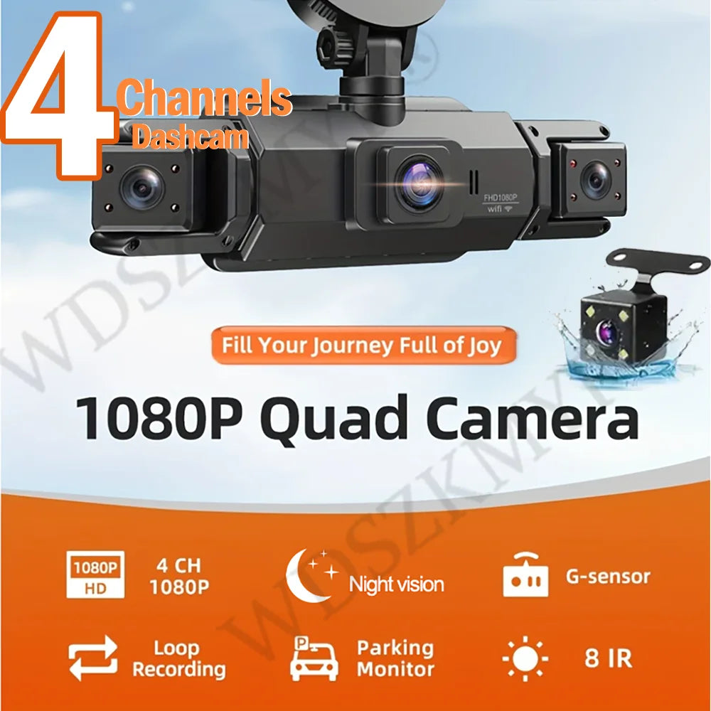 DashCam Avant arrière gauche droite