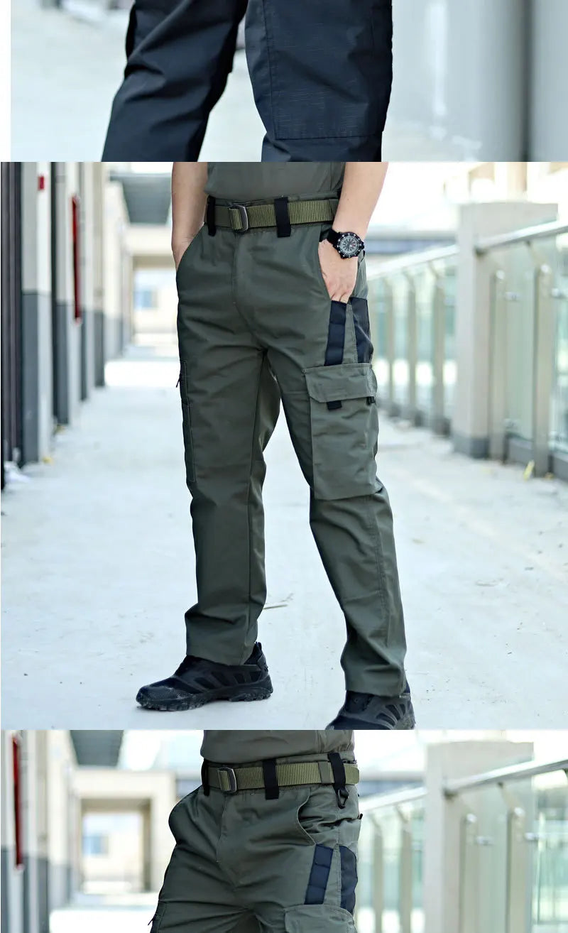 impermeable pantalon cargo homme