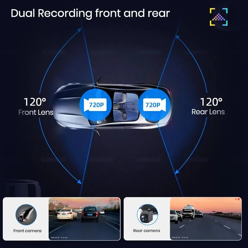 Nouveau Dashcam 1080P  Mini 120 °  Support Android