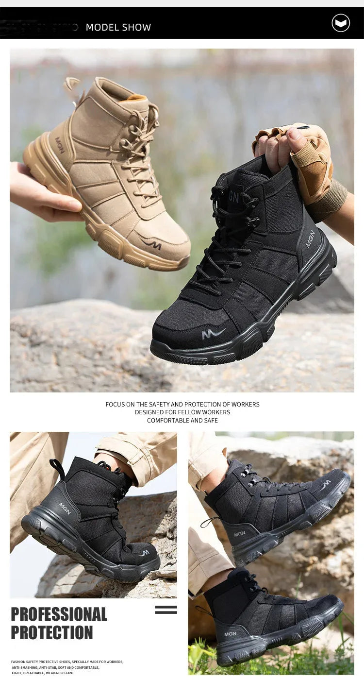 Bottes de travail chaussures de sécurité indestructibles