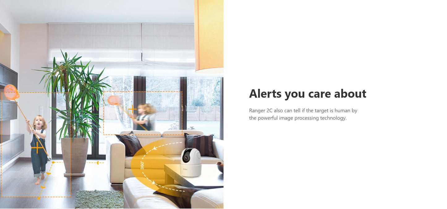 IMOU Ranger 2C 3MP Wifi Caméra AudioSurveillance Sécurité 360 °