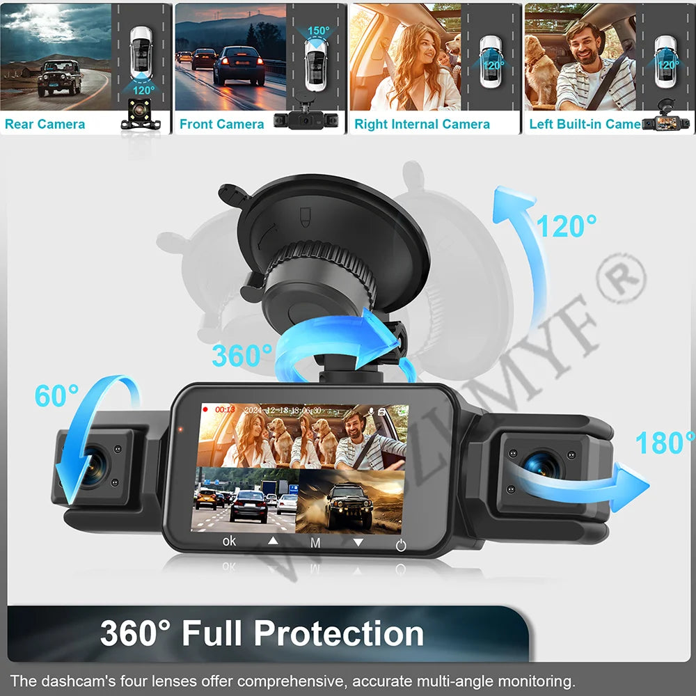 DashCam Avant arrière gauche droite