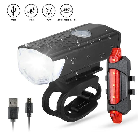 Vélo lumière USB LED Rechargeable