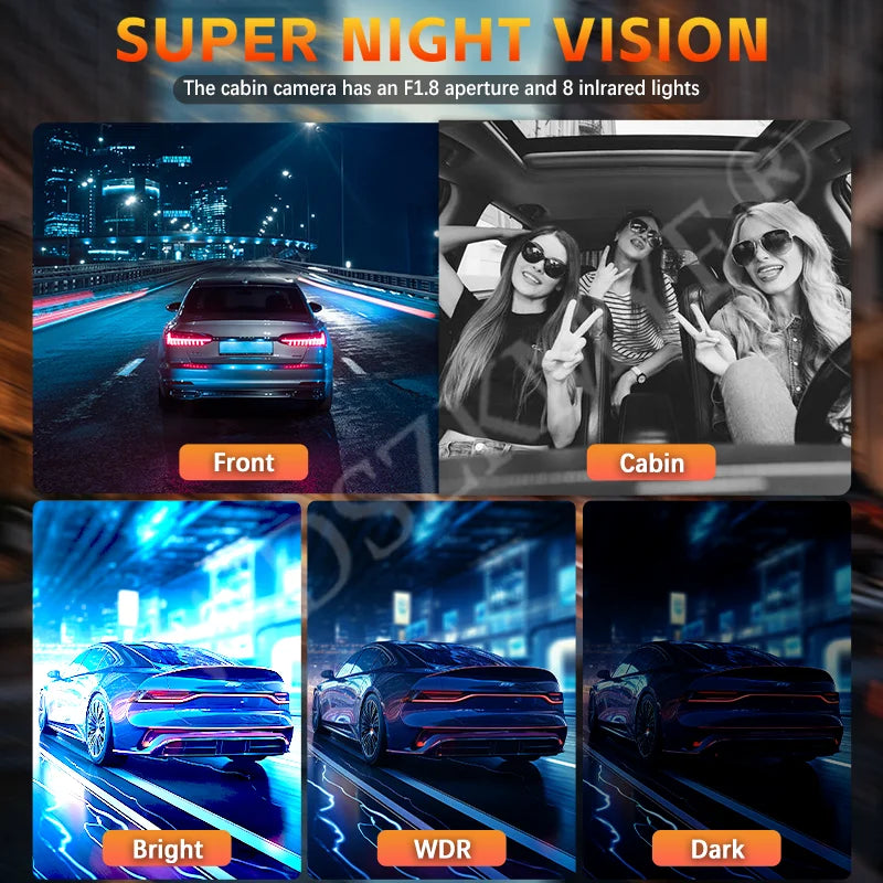 DashCam Avant arrière gauche droite