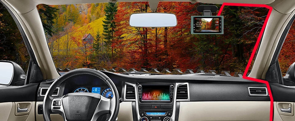 Caméra de tableau de bord 4K Ultra haute définition, Support de vitesse, affichage réel, enregistrement en boucle en option, caméra arrière 2.5K, enregistreur de conduite