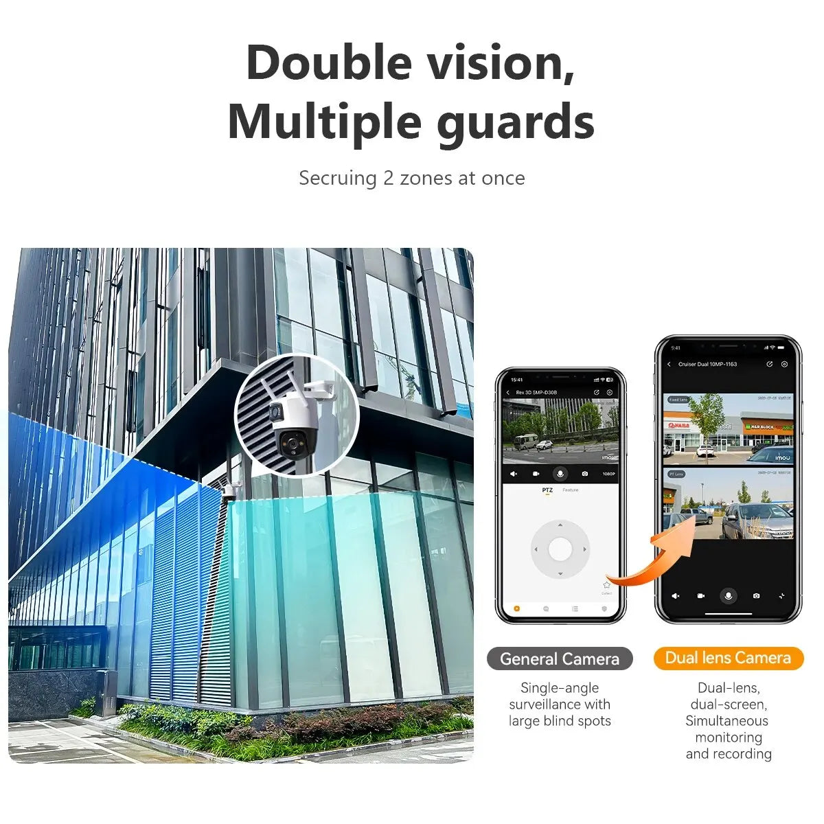 IMOU-Caméra de surveillance extérieure IP 8MP Cruiser