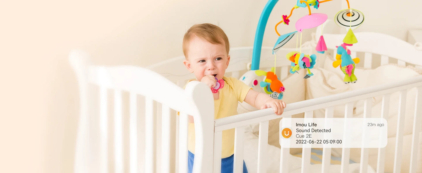 IMOU Cue 2E 3MP Wifi caméra de sécurité intérieure bébé