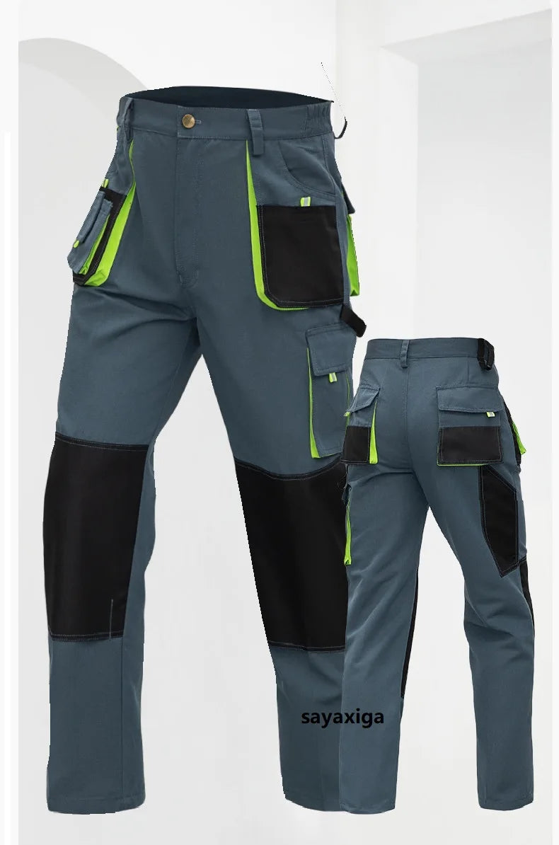 Pantalons de travail pantalons de travail pour hommes pantalons Cargo hommes vêtements de travail multi-poches randonnée en plein air pantalons de jogging poches fonctionnelles pantalons