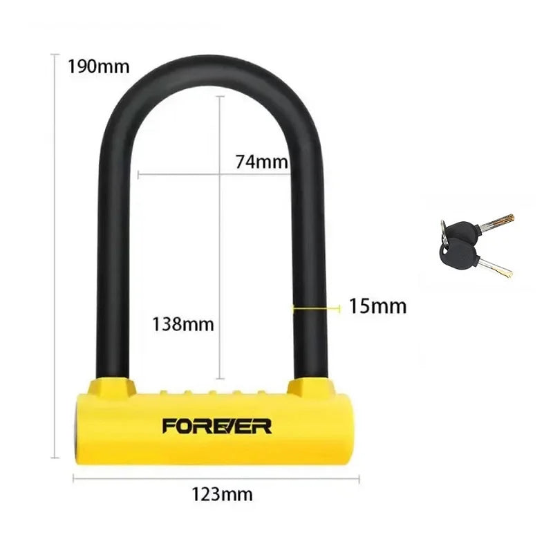 Cadenas de vélo de route en U, étanche et Durable, antivol