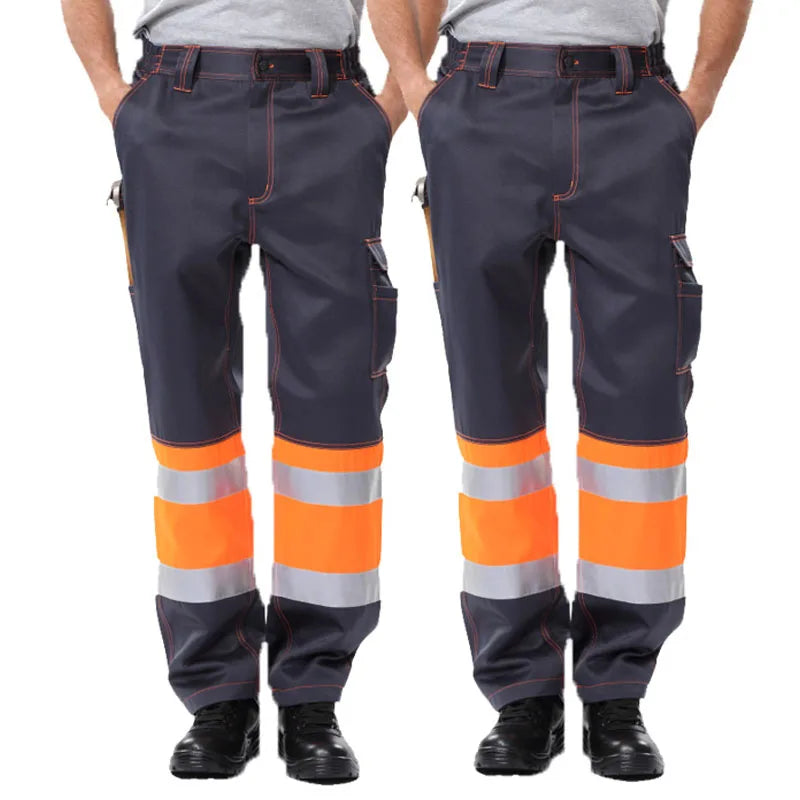 pantalon de travail homme multi poches cargo résistant