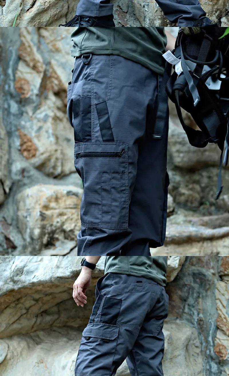 impermeable pantalon cargo homme