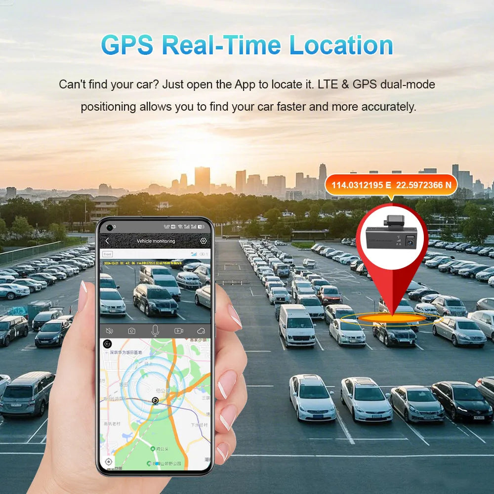 LS VISION 4G caméras de vue avant et arrière HD GPS