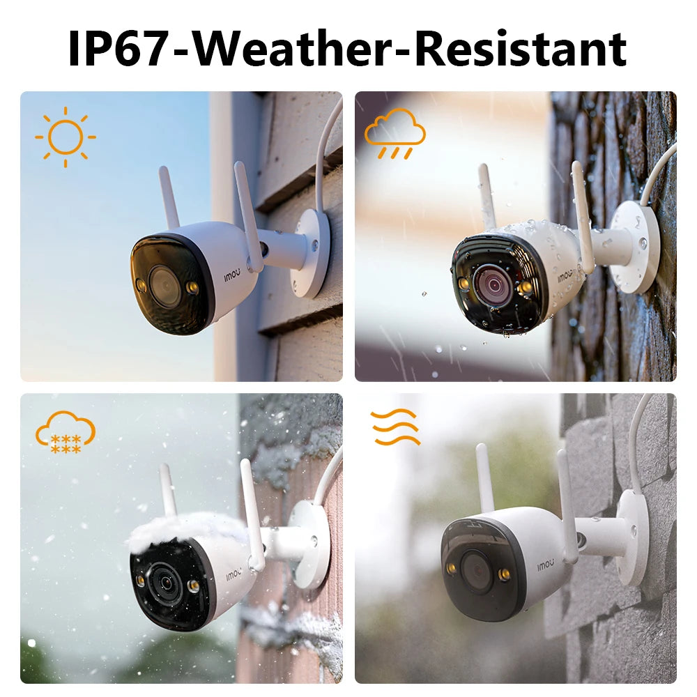 IMOU Caméra Bullet WIFI projecteur Etanche 5MP