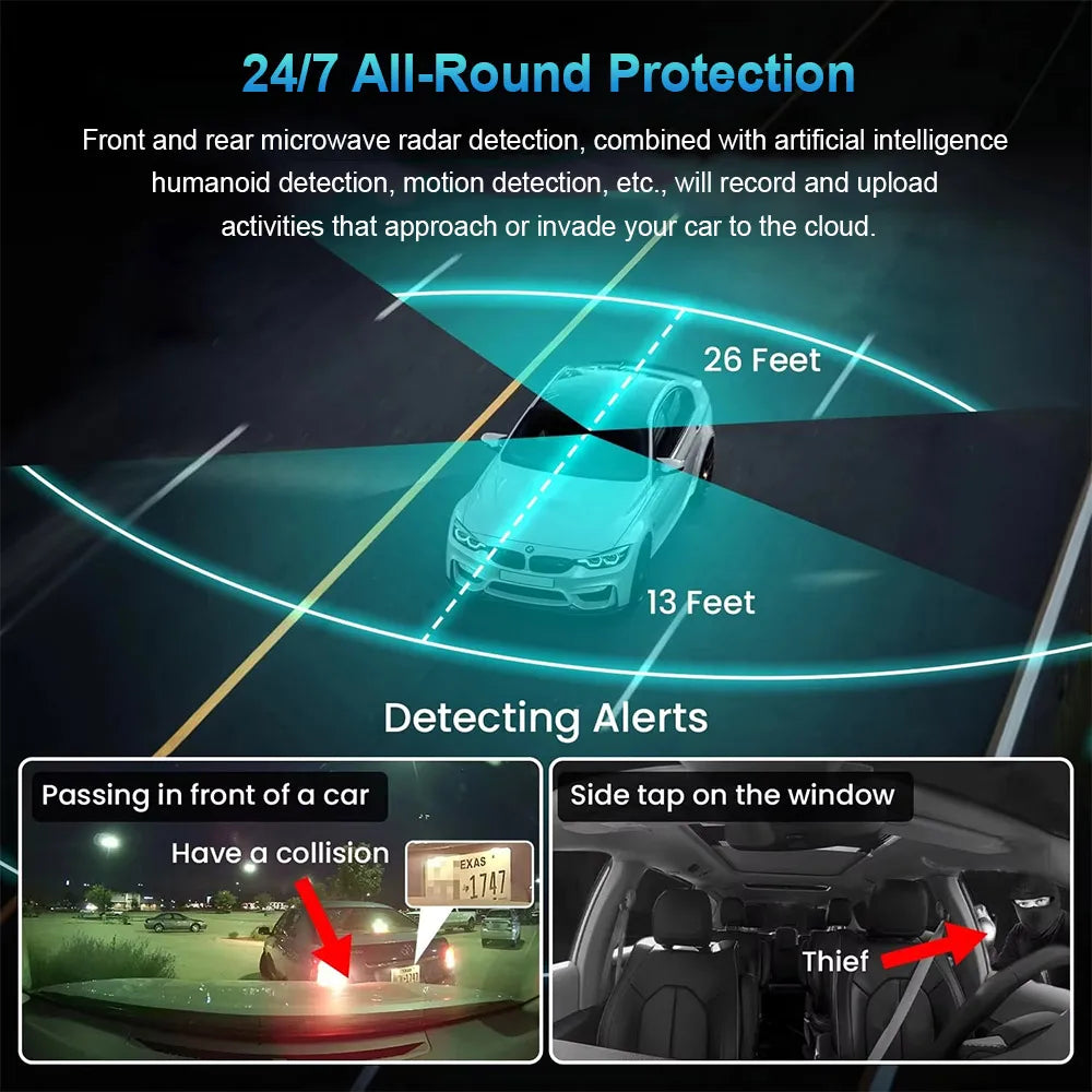 LS VISION 4G caméras de vue avant et arrière HD GPS