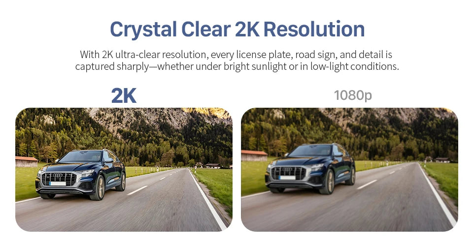 2K KAWA MINI 3 Pro caméras pour voiture DVR petite caméra de tableau de bord 24 Parking enregistreur vidéo automatique WiFi APP commande vocale voiture dashcam