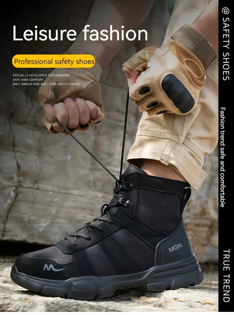 Bottes de travail chaussures de sécurité indestructibles