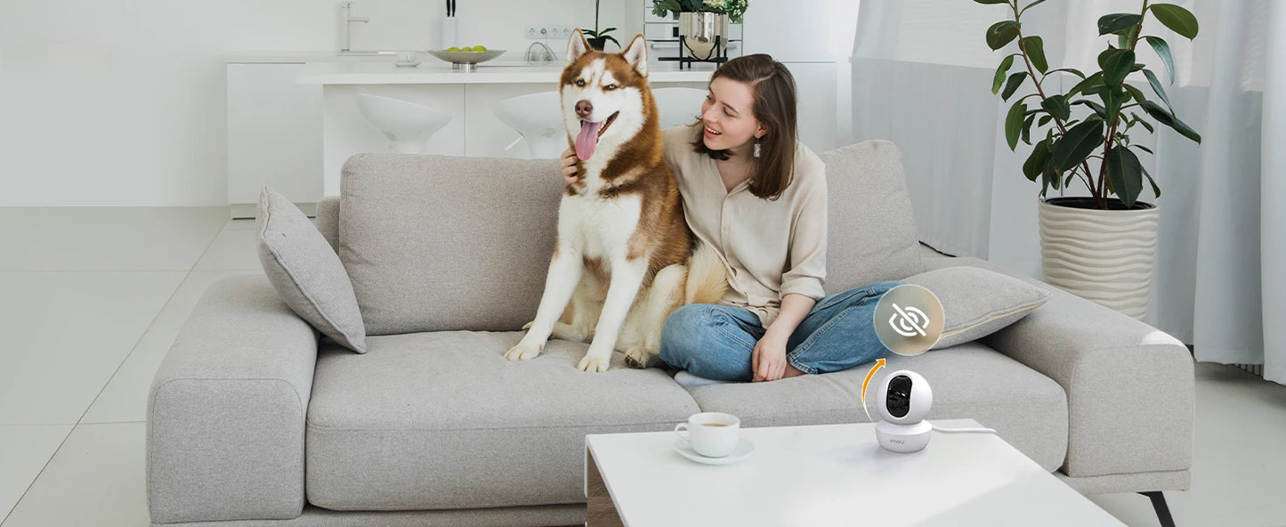 IMOU-Caméra de surveillance intérieure IP WiFi HD 3MP/5MP