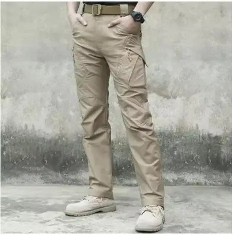 pantalon cargo homme camouflage noir imperméable ripstop