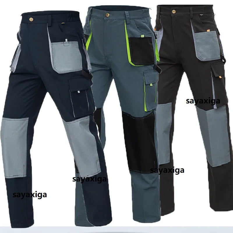 Pantalons de travail pantalons de travail pour hommes pantalons Cargo hommes vêtements de travail multi-poches randonnée en plein air pantalons de jogging poches fonctionnelles pantalons