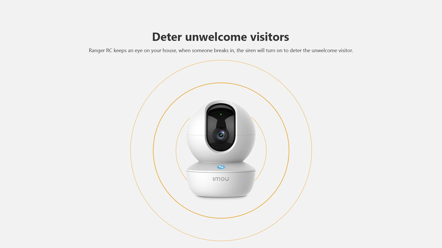 IMOU-Caméra de surveillance intérieure IP WiFi HD 3MP/5MP